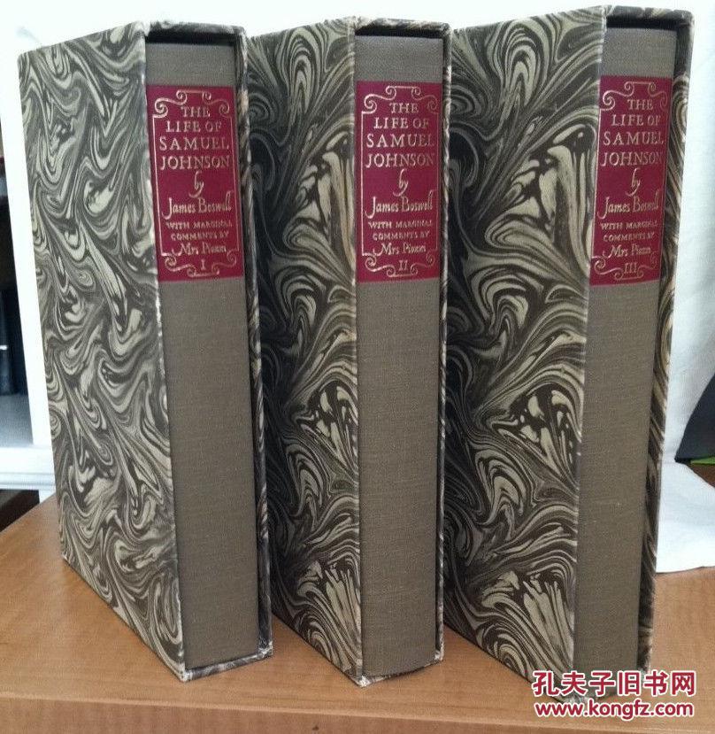 詹姆斯·博斯韦尔《塞缪尔·约翰逊的生活 1963年文物出版