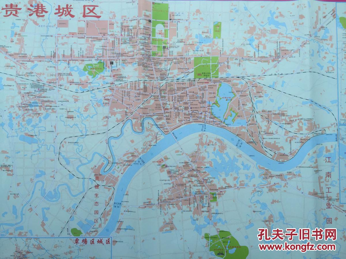 贵港经贸交通旅游图 2017年 贵港地图 贵港市地图
