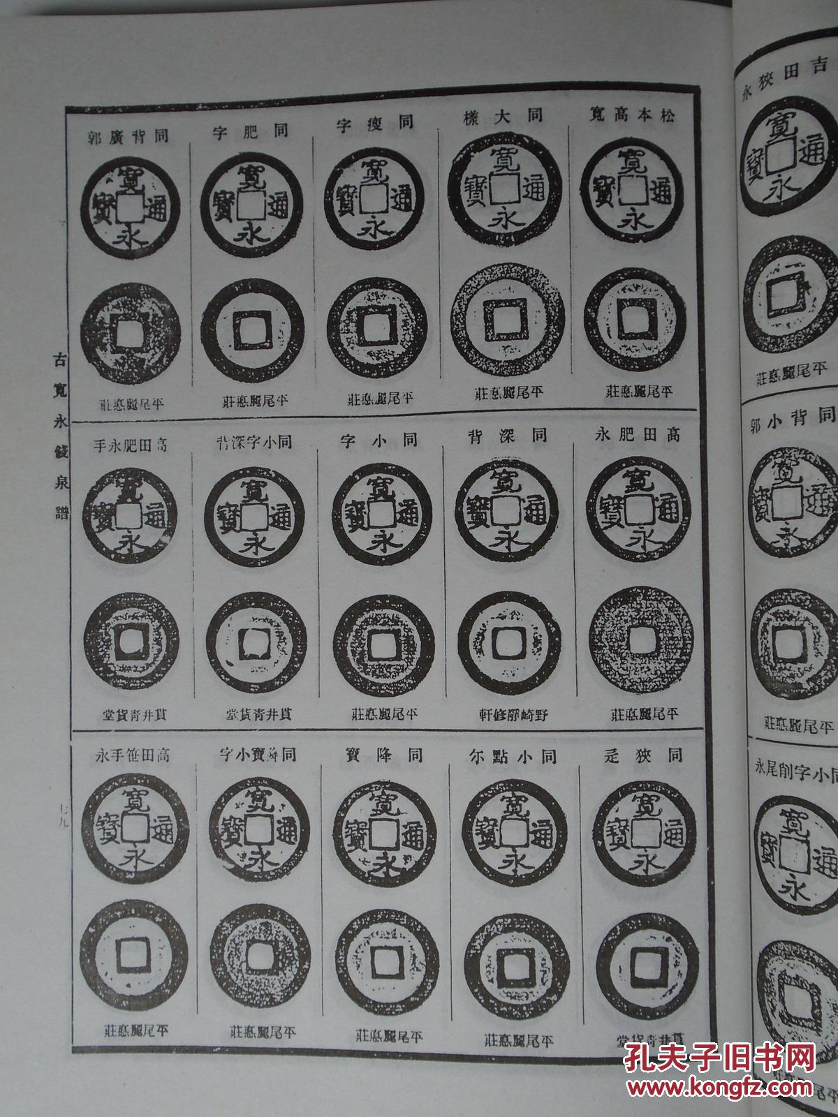 古货币图录 昭和泉谱 (全四卷)(收藏鉴赏古钱币必备工具书)【钱币学界