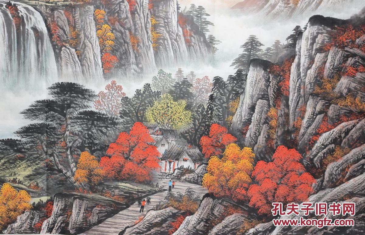 中国美术家协会河北分会会员周老师大八尺【大好河山】