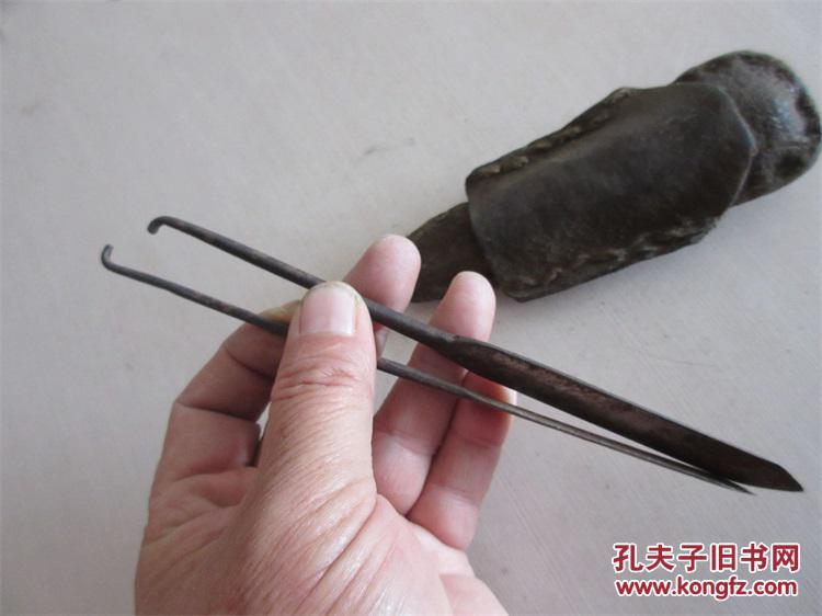 一套老的中医老兽医阉猪工具阉猪刀收藏包老怀旧历史记忆民风民俗