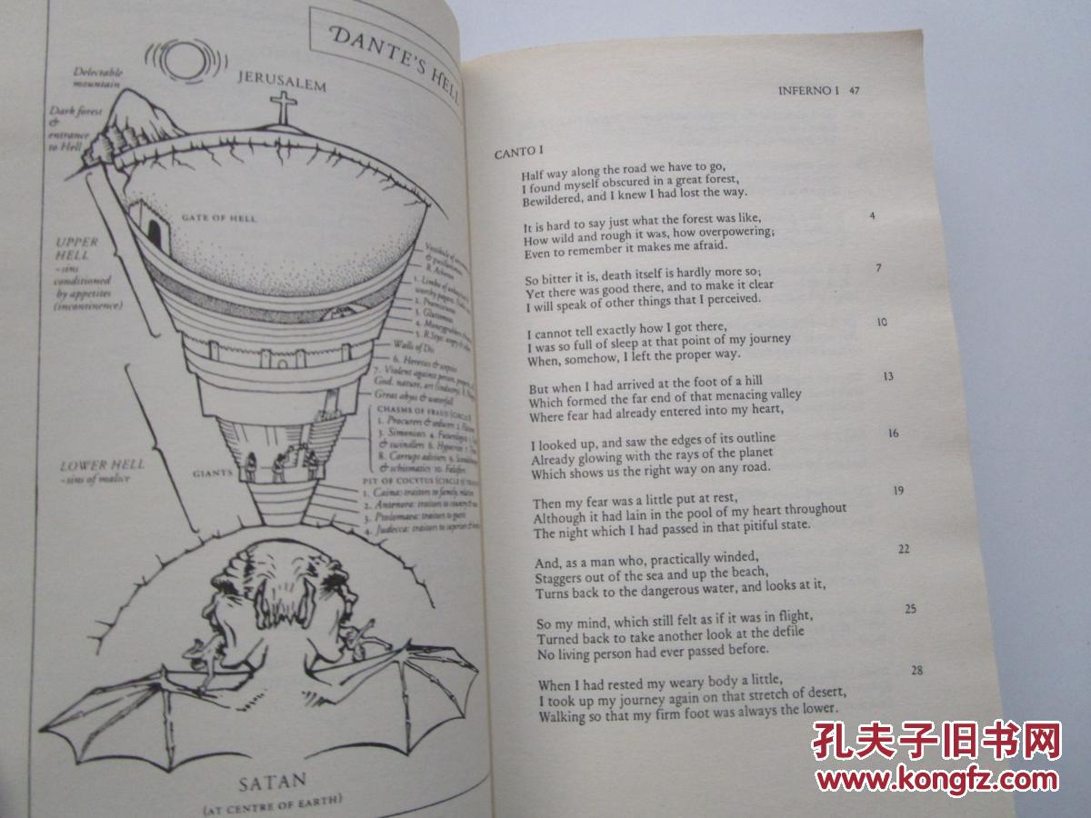 英文原版:the divine comedy 神曲(地狱·炼狱·天堂