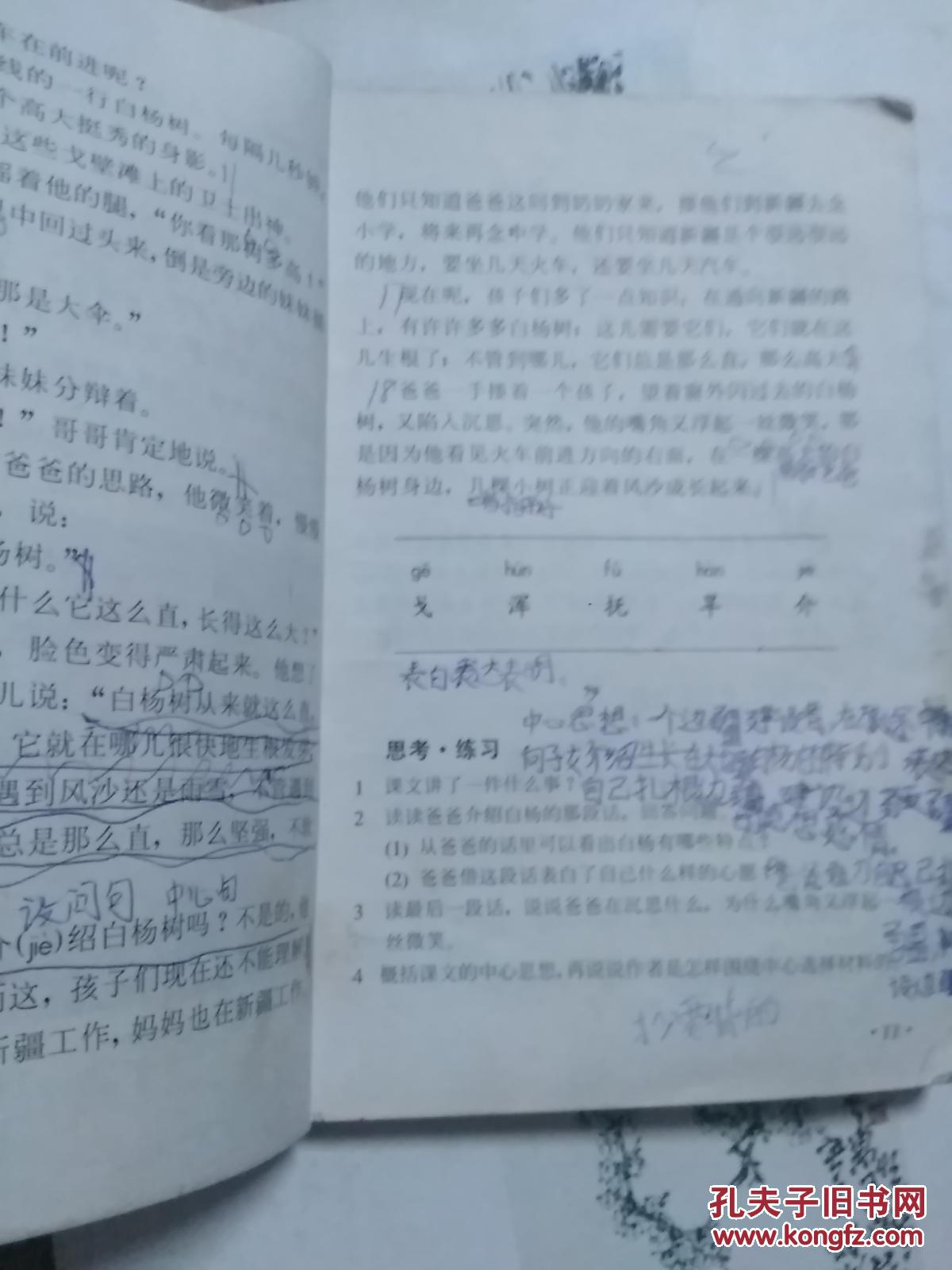 九年义务教育五年制小学教科书语文第八册.