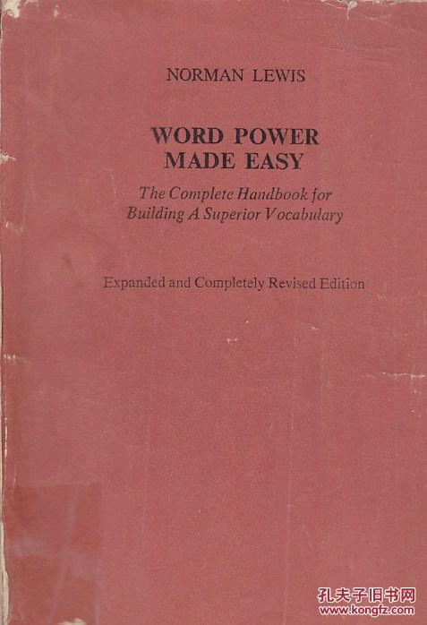 WIS WORD POWER MADE EASY 英语单词简