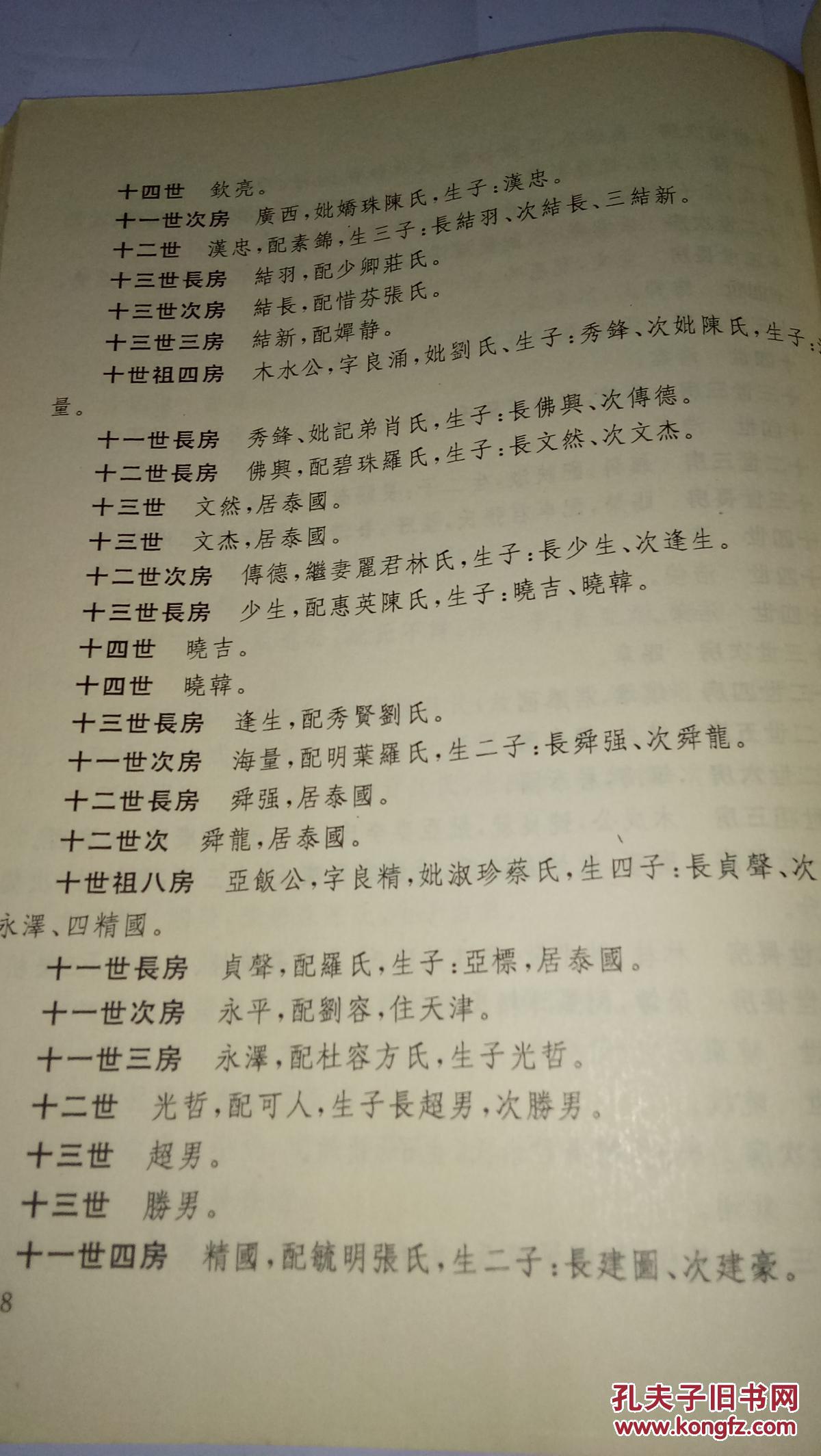 《黄氏族谱》广东省普宁市流沙镇赤水村,平湖村.1995年