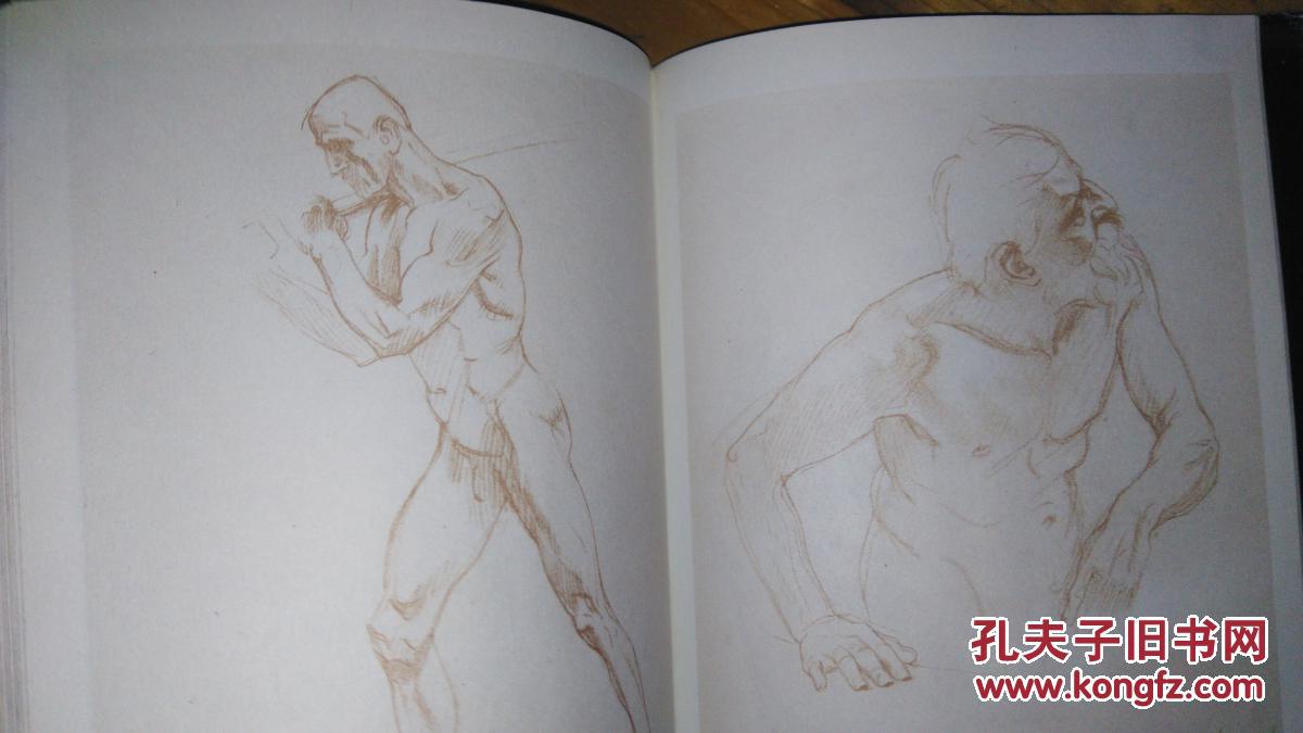 康勃夫素描集【天津人美】精装本1989年一版一印