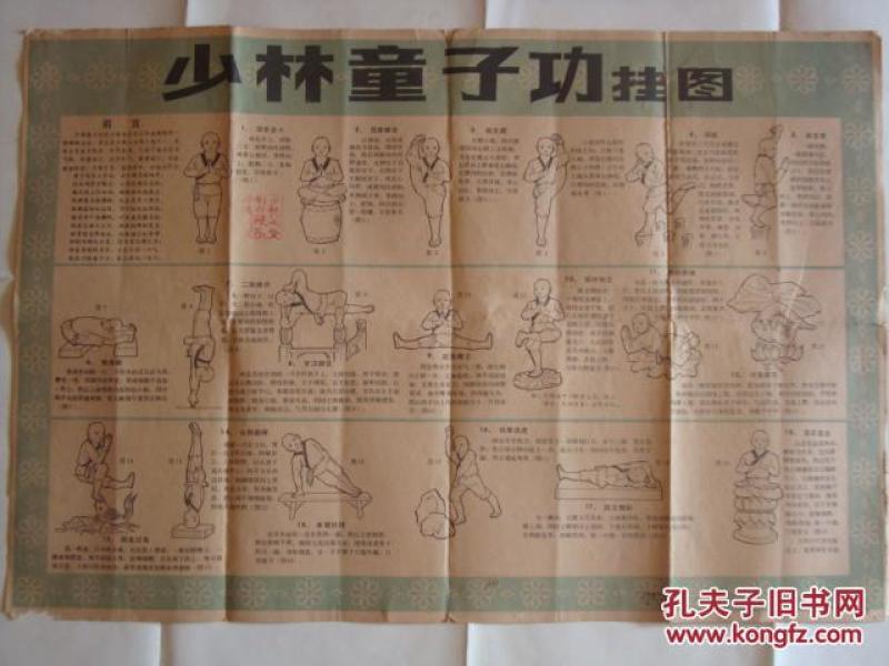 少林童子功挂图