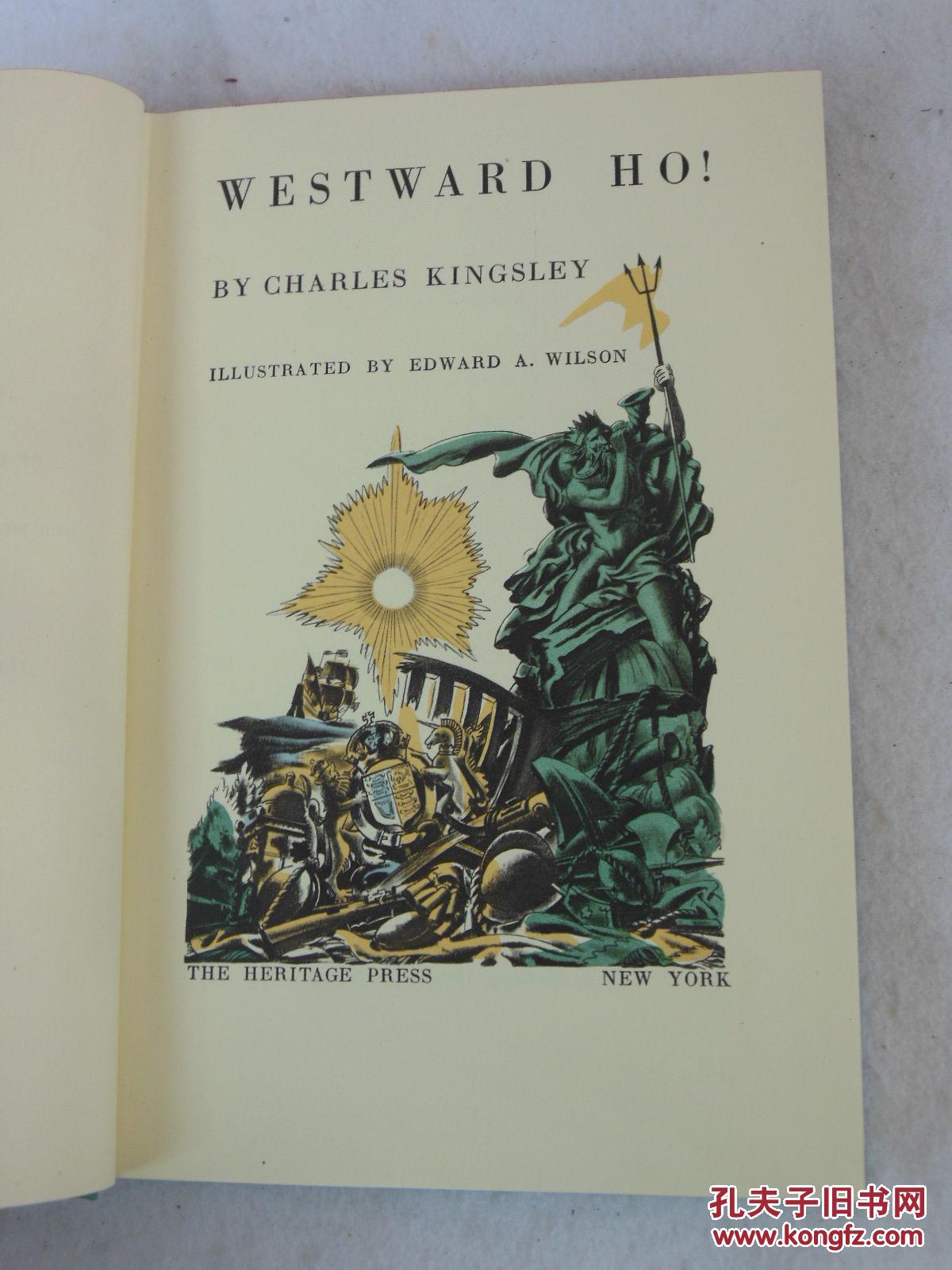 收藏版,查尔斯·金斯利著《westward ho!往西去啊! 》