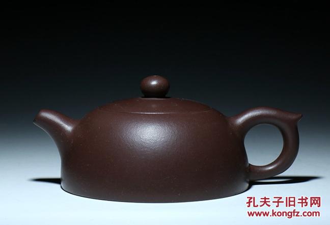 正品宜兴名家全手工原矿紫砂壶半月壶