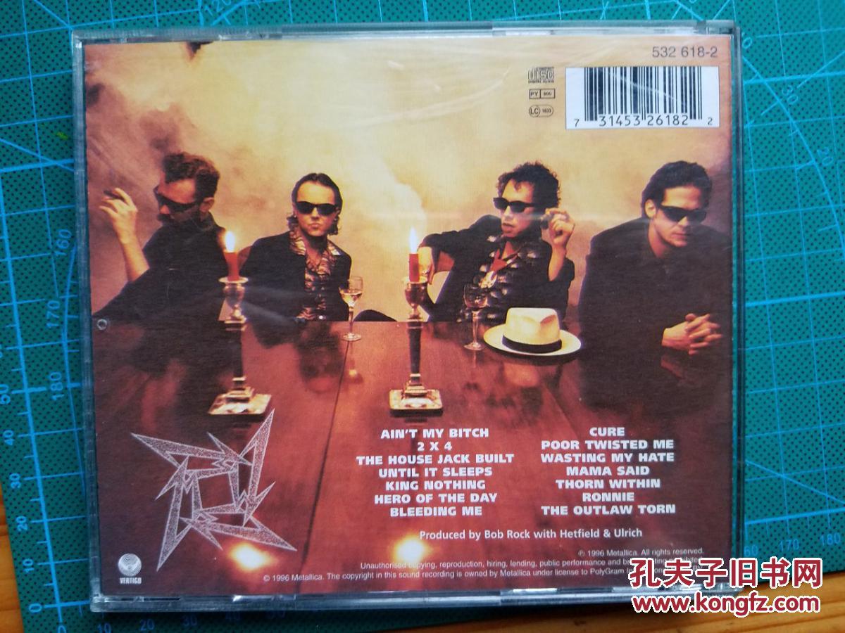 美版cd metallica 金属制品乐队 load & reload 合售