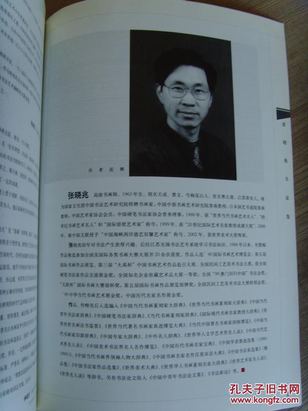张晓兆:《张晓兆书法作品集》(中国书画家协会理事,中国硬笔书家协会