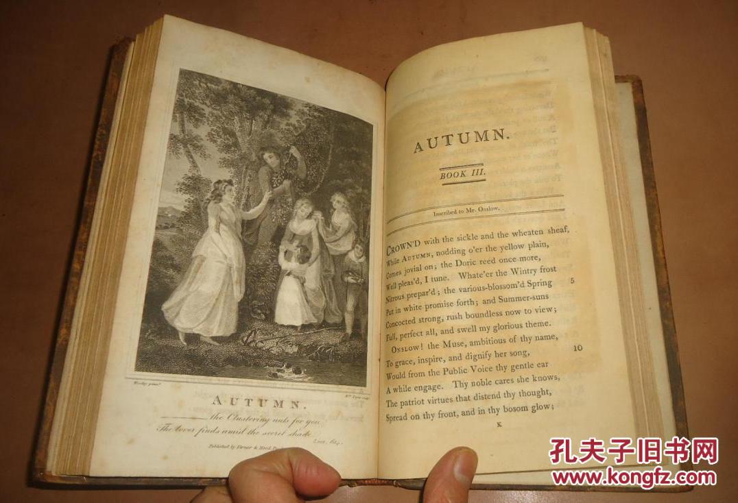 james thomson四季,jamesmitchell 1802年jamesthomsontheseasons詹姆斯61汤姆生著名长诗四季铜版画