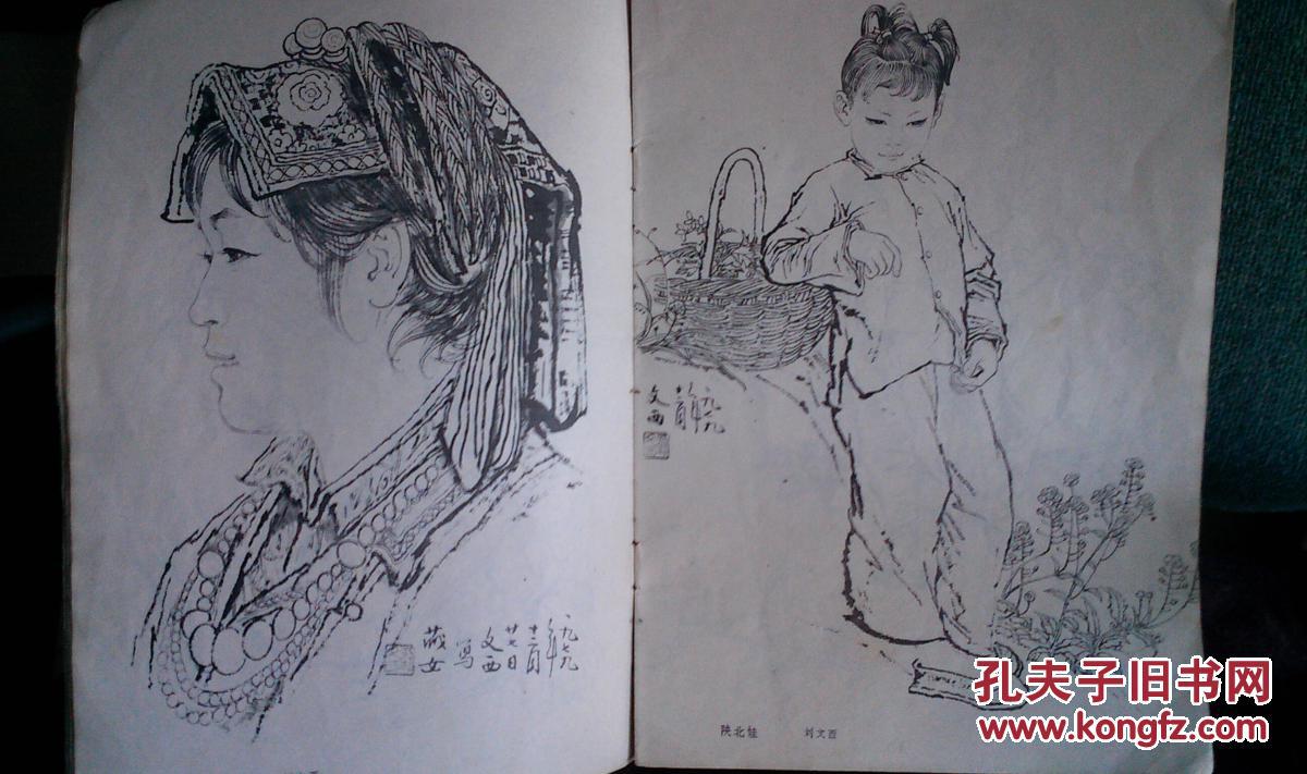 人体线描