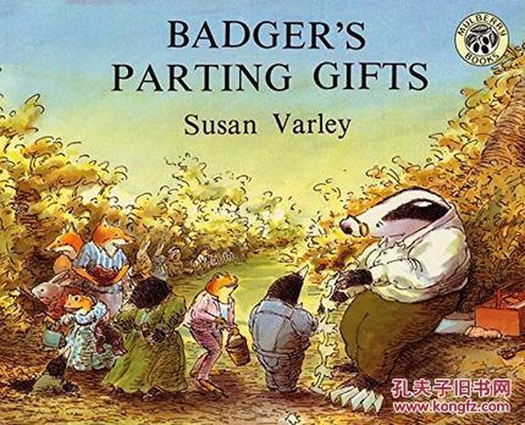 凯迪克 獾的礼物 英文原版绘本 Badger's Partin