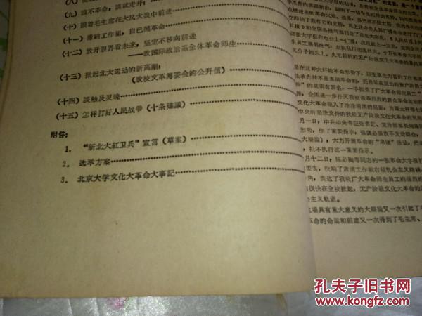 文革书刊资料--《无产阶级文化大革命大字报》