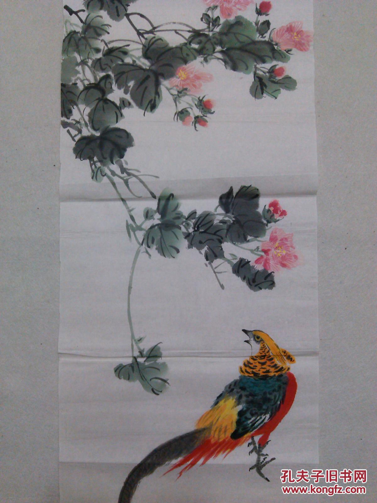 无款芙蓉锦鸡锦上添花