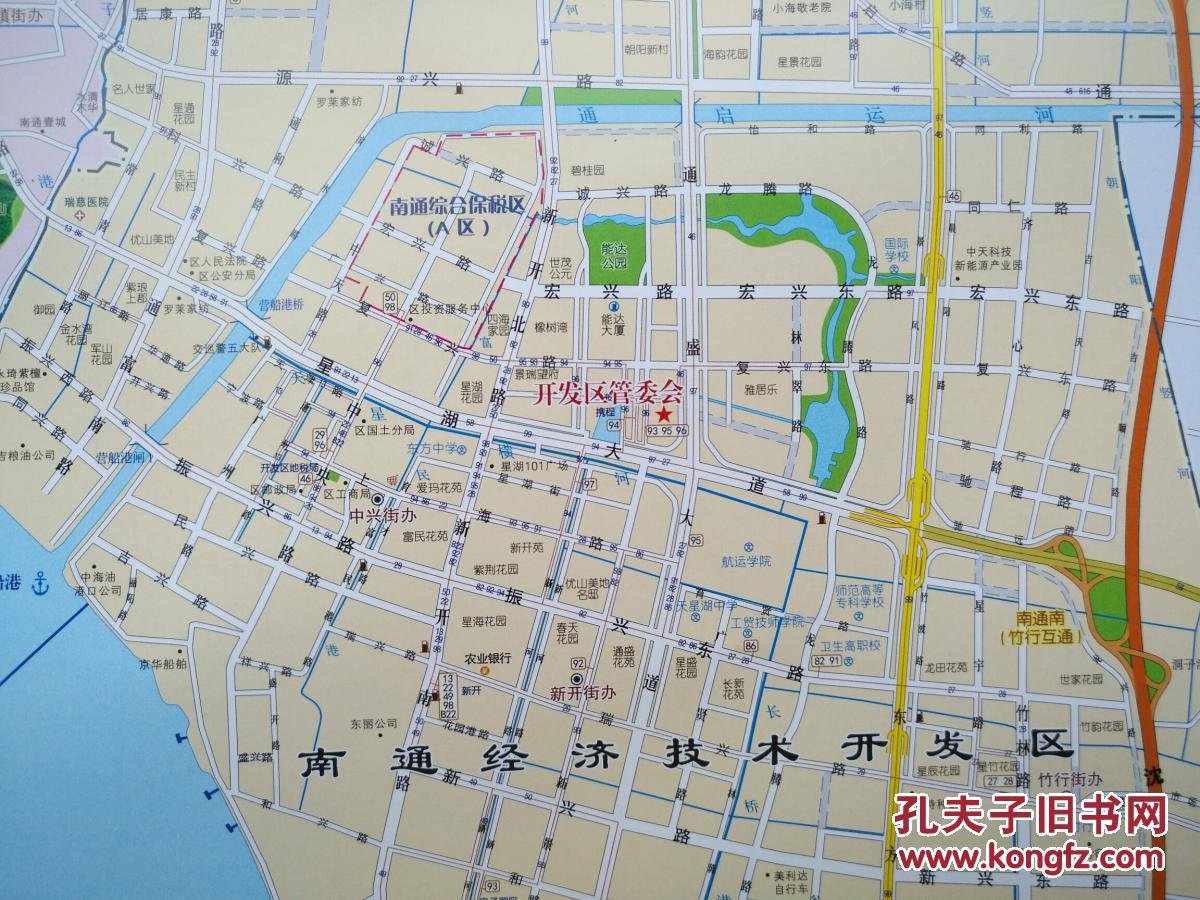 南通市旅游交通图 2017年 南通地图 南通市地图 南通交通图