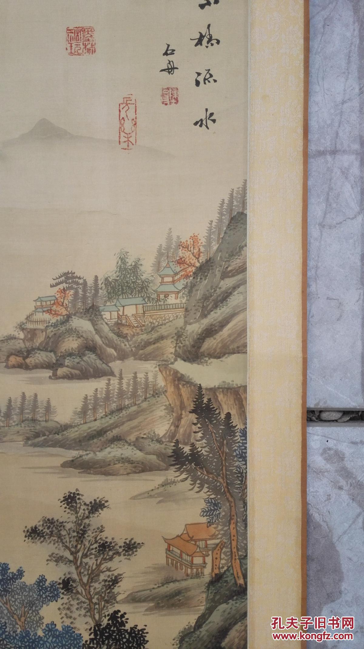 画家石舟 尺寸75*37