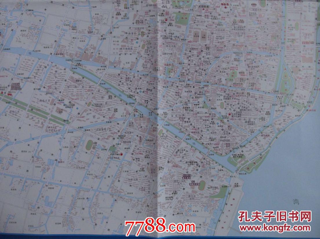 2016海盐交通旅游图-海盐县城区图-海盐县地图-对开地图图片