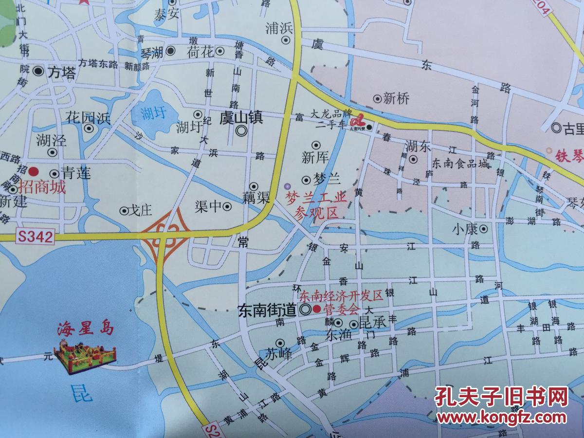 常熟市交通旅游图常熟地图常熟市地图苏州地图