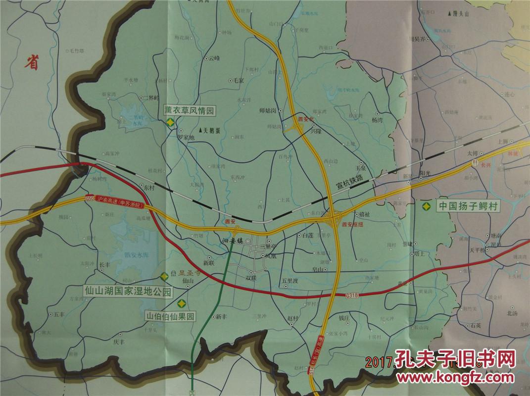 2017台州市交通旅游图-台州市政区图-台州城区图-对开地图图片