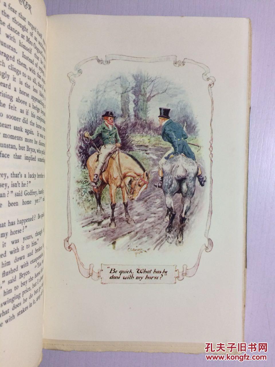brock彩色插图1905年silas marner《织工马南传》英国作家gorge