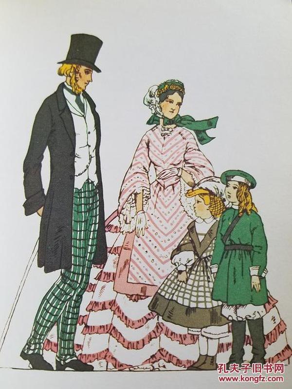 english costume of the nineteenth century《英国19世纪服饰》