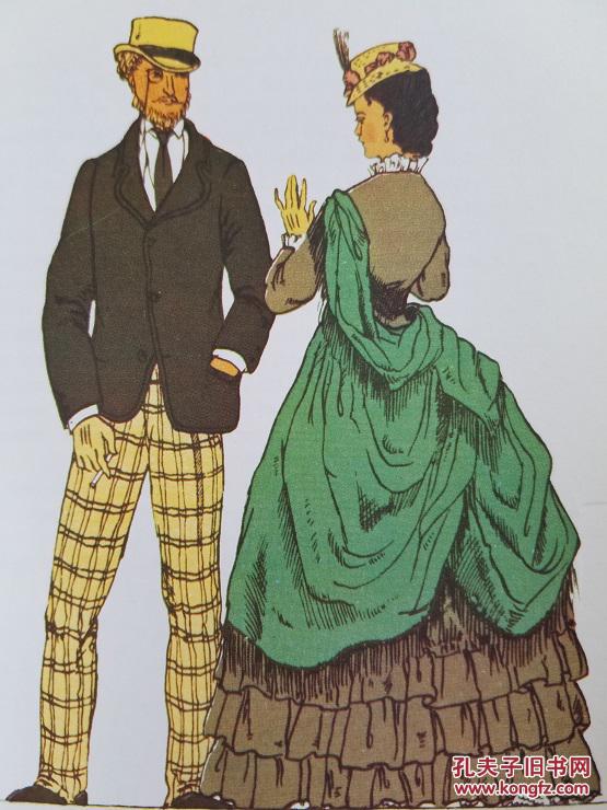 english costume of the nineteenth century《英国19世纪服饰》