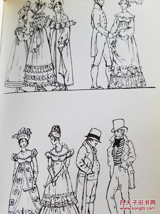 english costume of the nineteenth century《英国19世纪服饰》