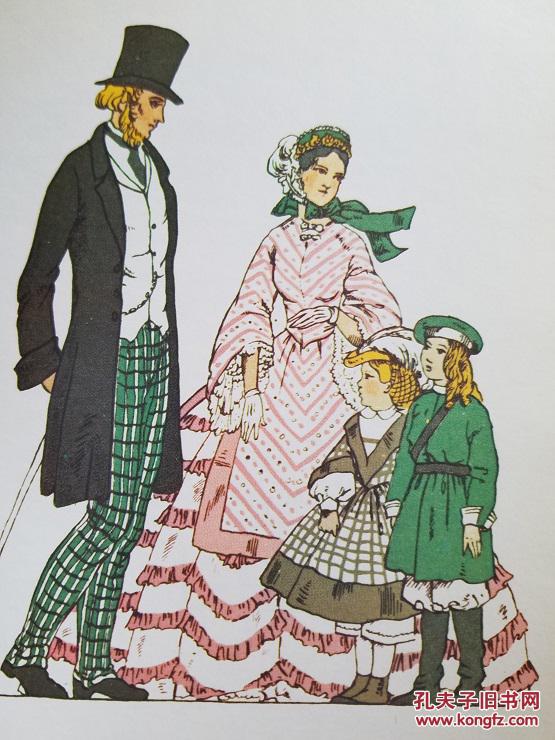 english costume of the nineteenth century《英国19世纪服饰》