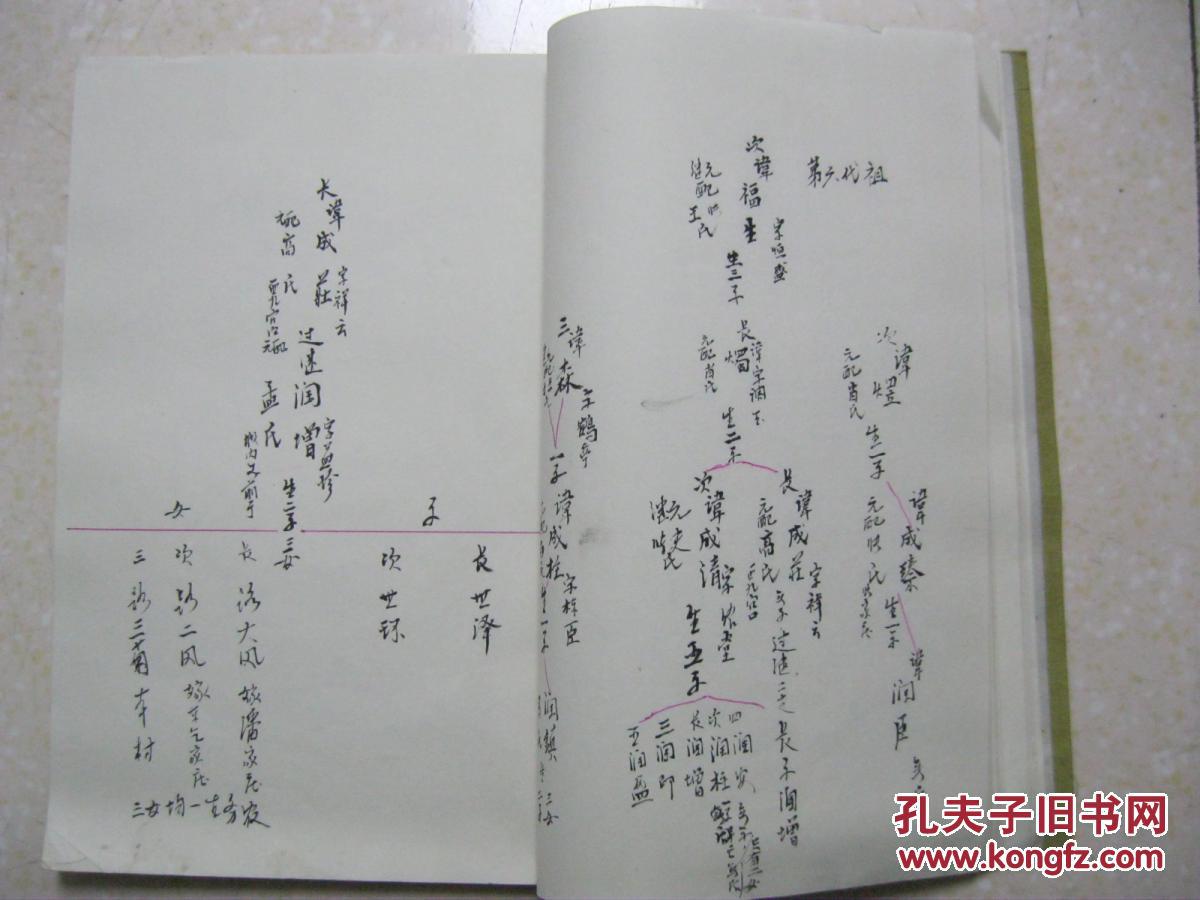 南宫茶棚李庄路氏宗谱账(路氏家谱,河北省邢台市南宫市西丁乡茶棚李村