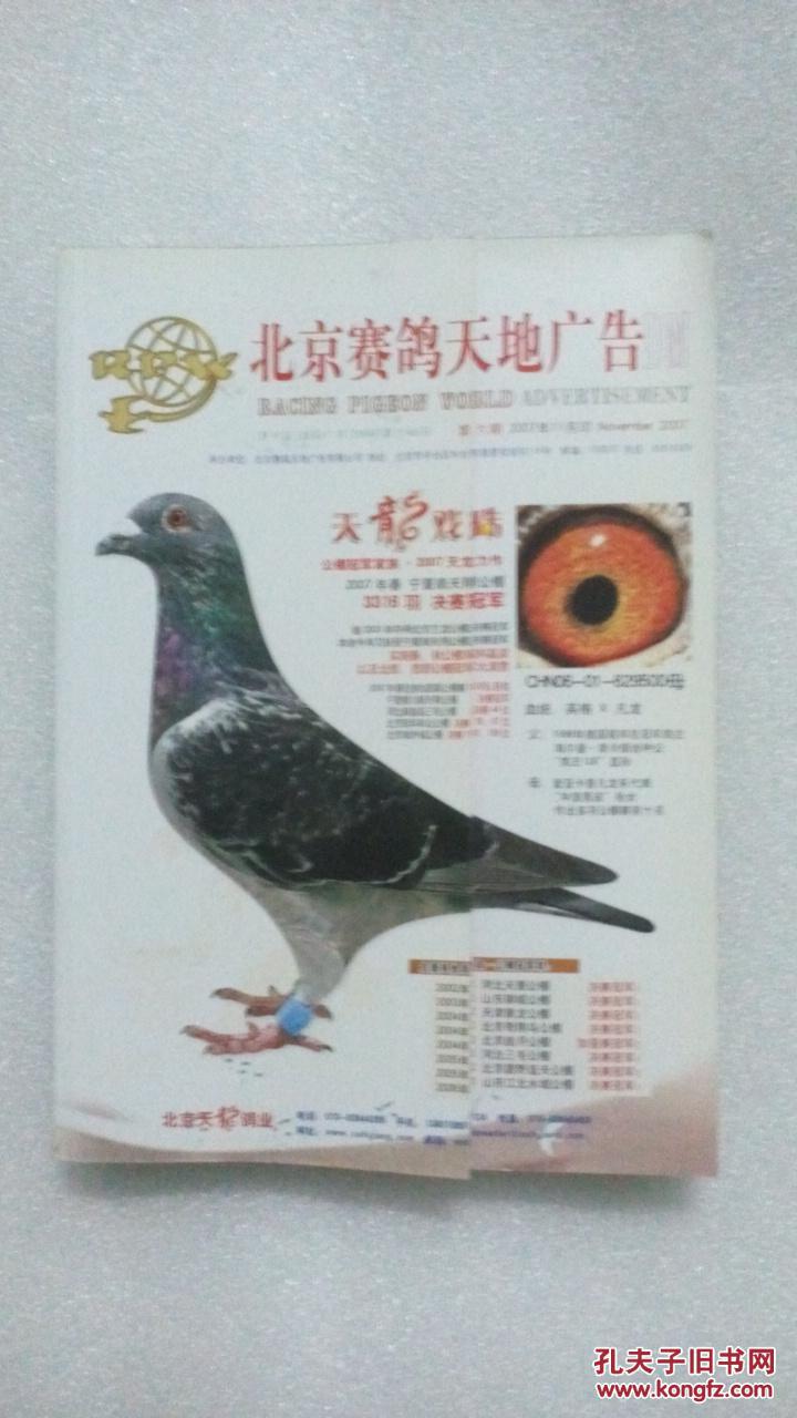 赛鸽天地race pigeon world 2007年11期总72期