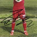 足球名将武磊亲笔签名自制6寸照片