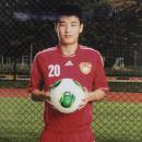 足球名将武磊亲笔签名自制6寸照片