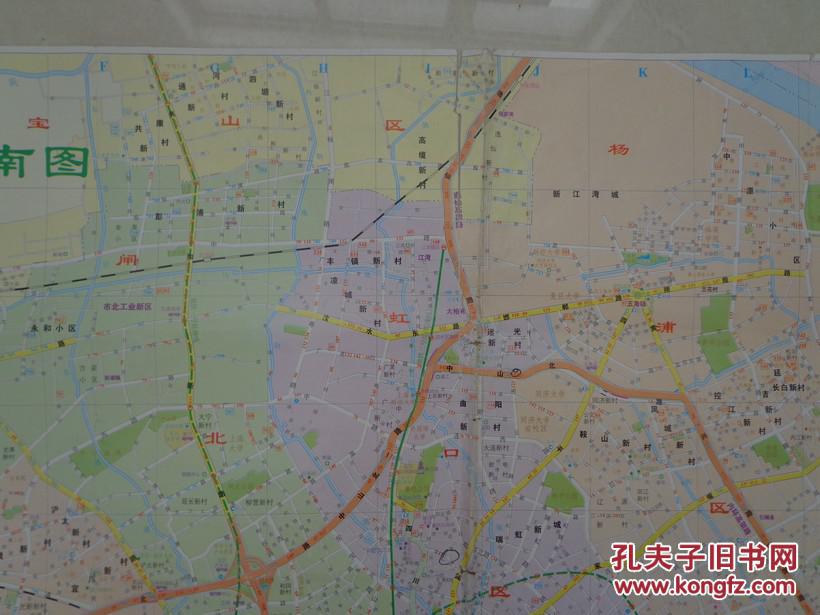游览与交通图 朱泾镇,金山卫,闵行,莘庄镇,淞宝,青浦镇,惠南镇,川沙镇