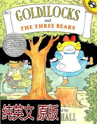 英文版绘本 金发姑娘和三只熊 goldilocks and the three bears