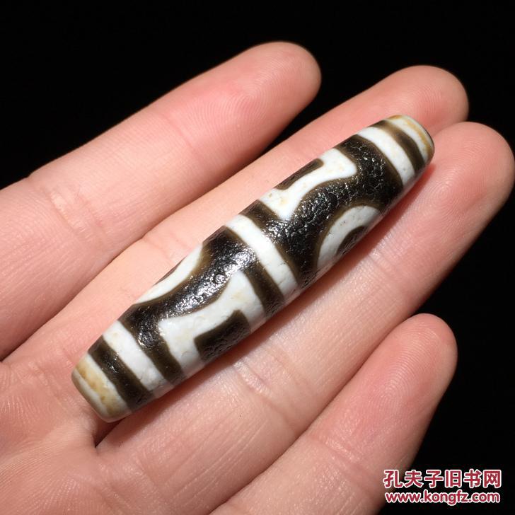 收来的珍贵天珠 藏传千年玛瑙天珠 至纯双天地门天珠