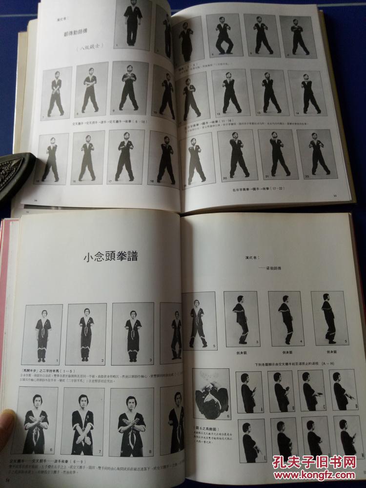 咏春拳【梁挺著】两册一套 82年 84年初版 16开精装