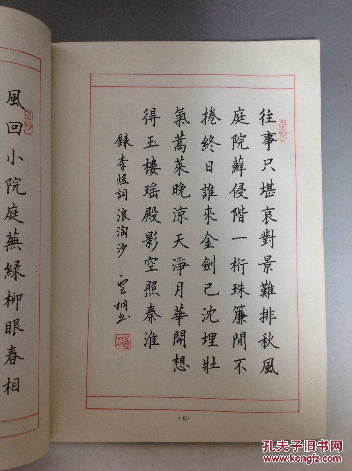 《唐宋词百首钢笔书法》