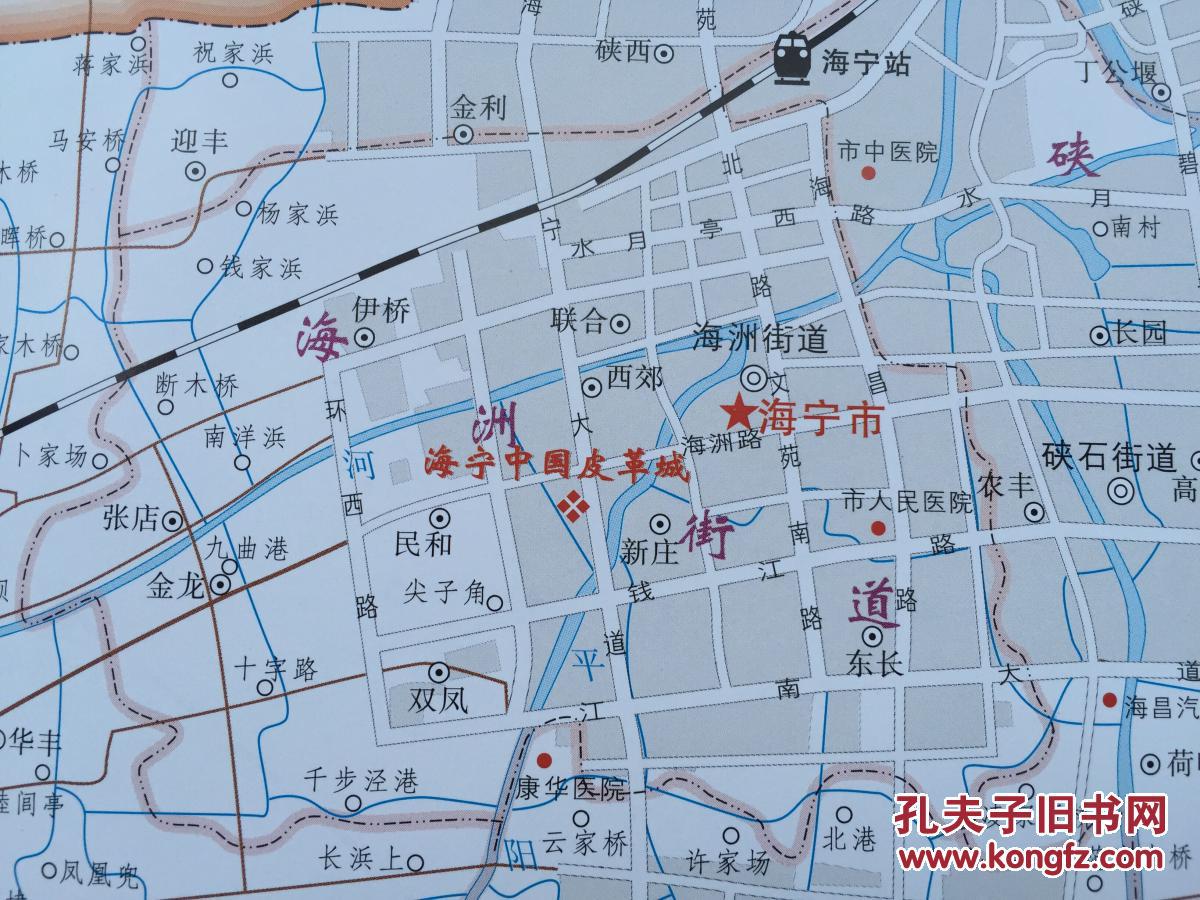 海宁交通旅游图 2015年 海宁地图 海宁市地图