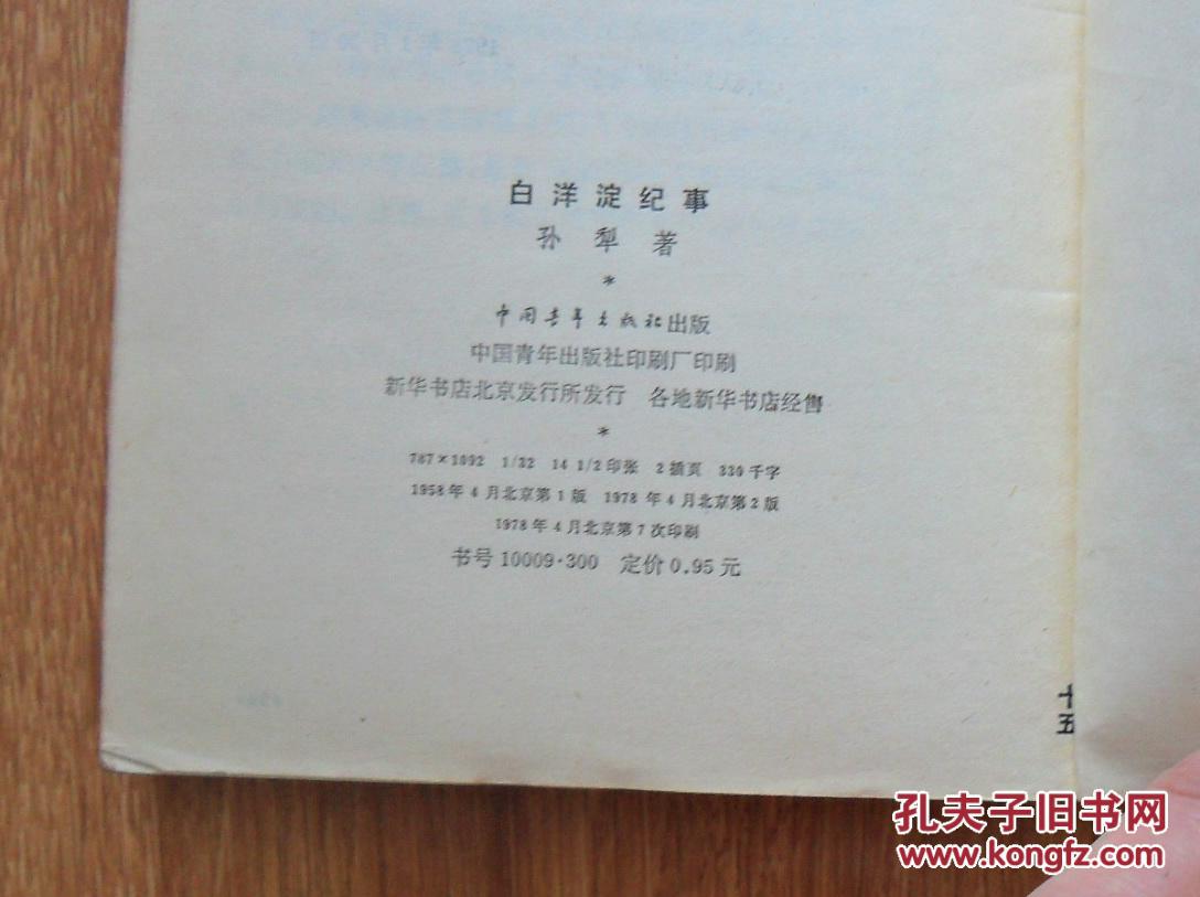 白洋淀纪事