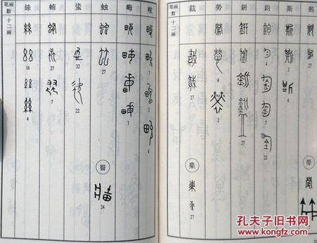 金文常用书法字典