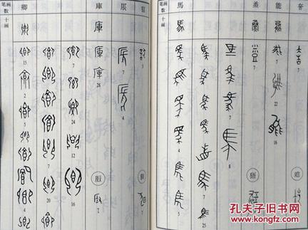 金文常用书法字典
