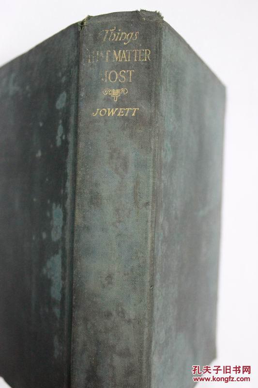 英文原版 最重要的事情 Things That Matter Mo