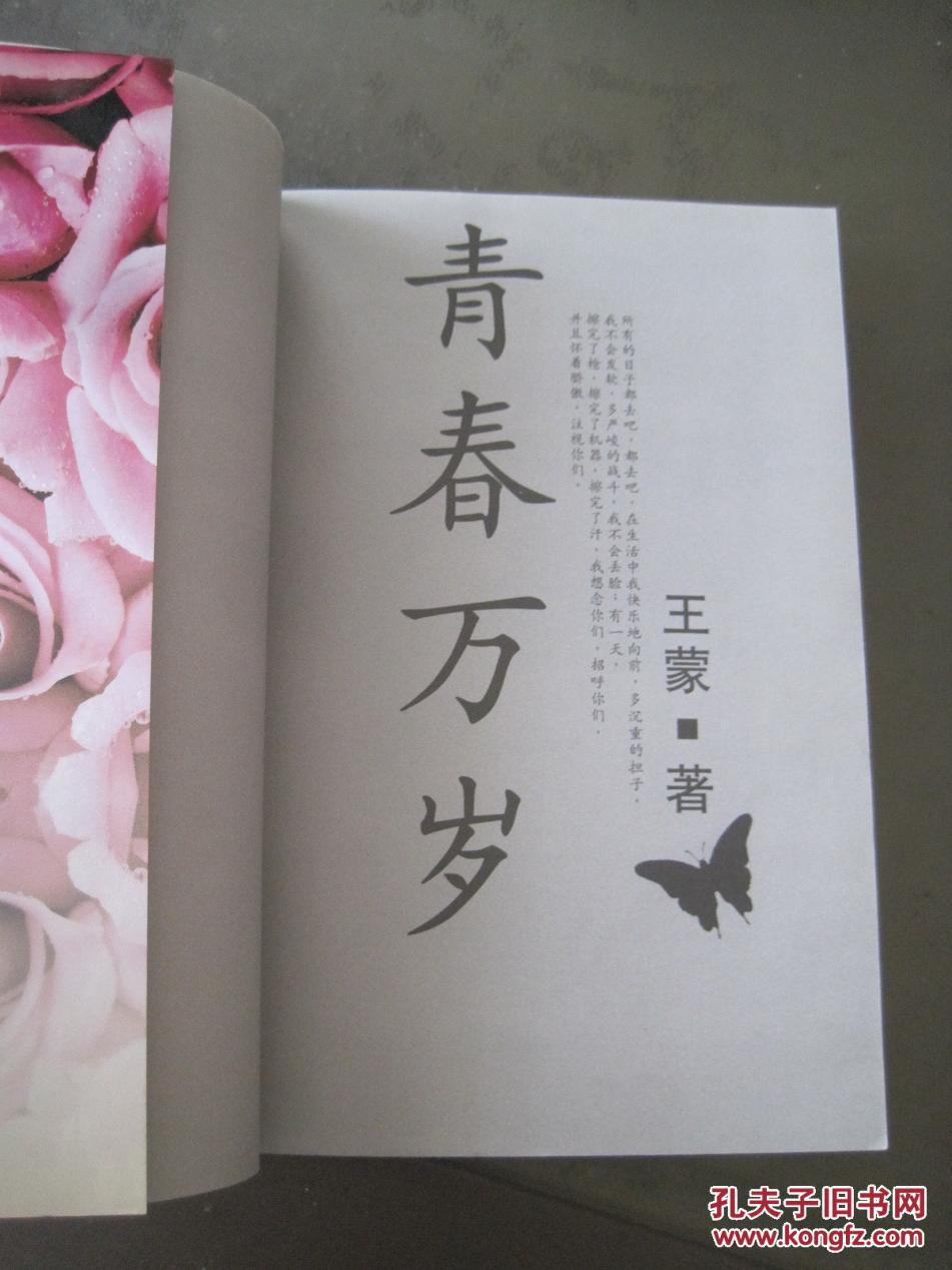 《青春万岁》王蒙/著