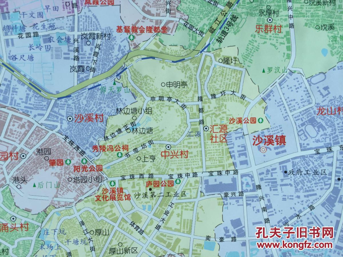 中山市 沙溪镇地图 沙溪地图 中山地图 中山市地图
