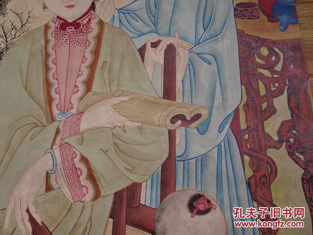 清代郎世宁人物画
