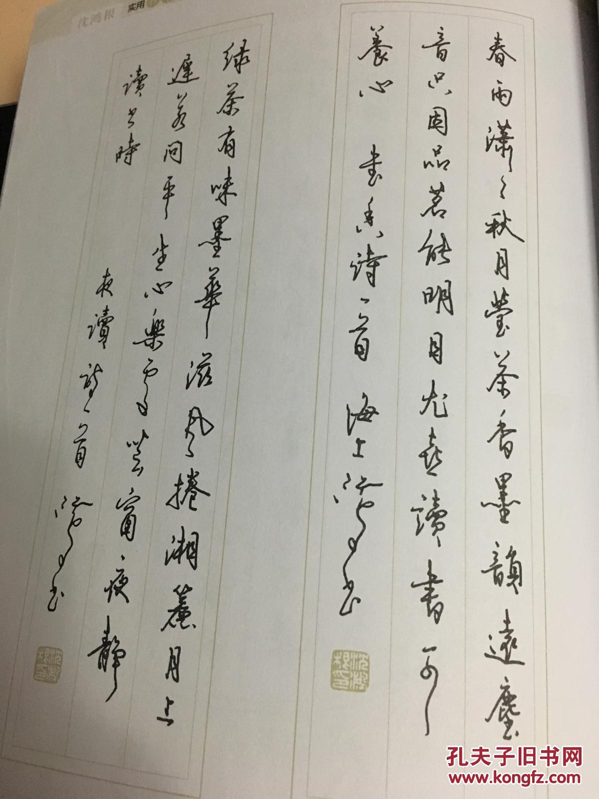 【全新正版包邮】墨点字帖:沈鸿根实用行草字帖 行书钢笔字帖