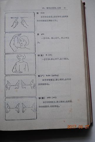 中国手语【《中国手语》图解符号说明.汉语手指字母方案.