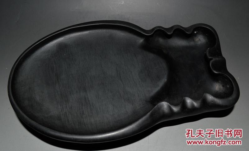 清代老歙砚台蝉形
